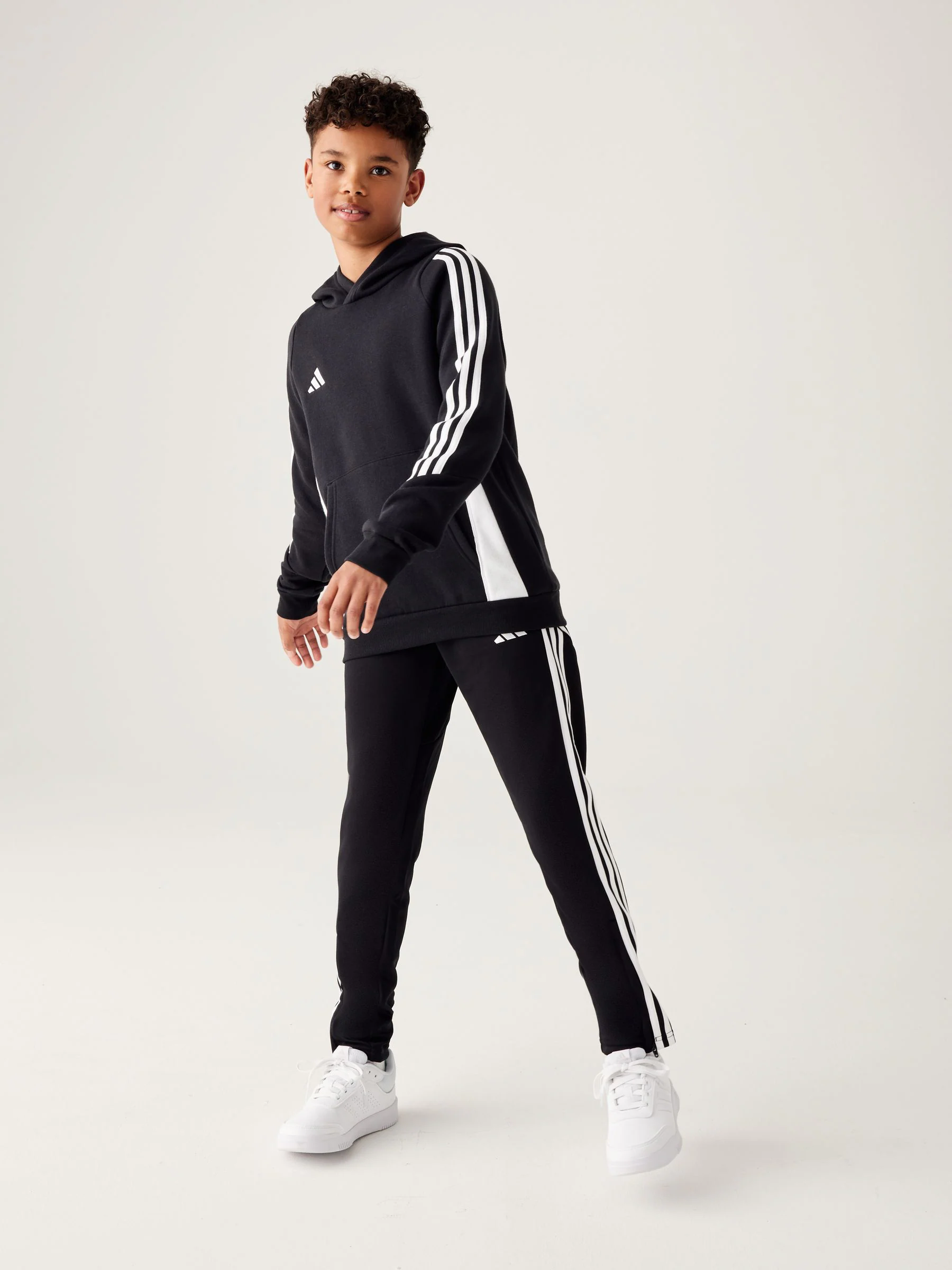 Zwart/wit - adidas Tiro 24 Sweat hoodie voor kinderen