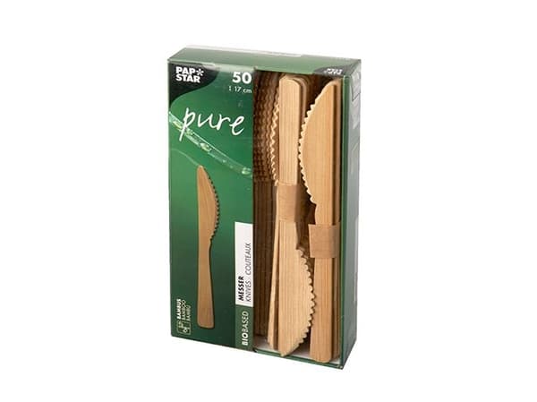 Papstar 88031, Naturlig, Tre, 50 stykker, 17 cm