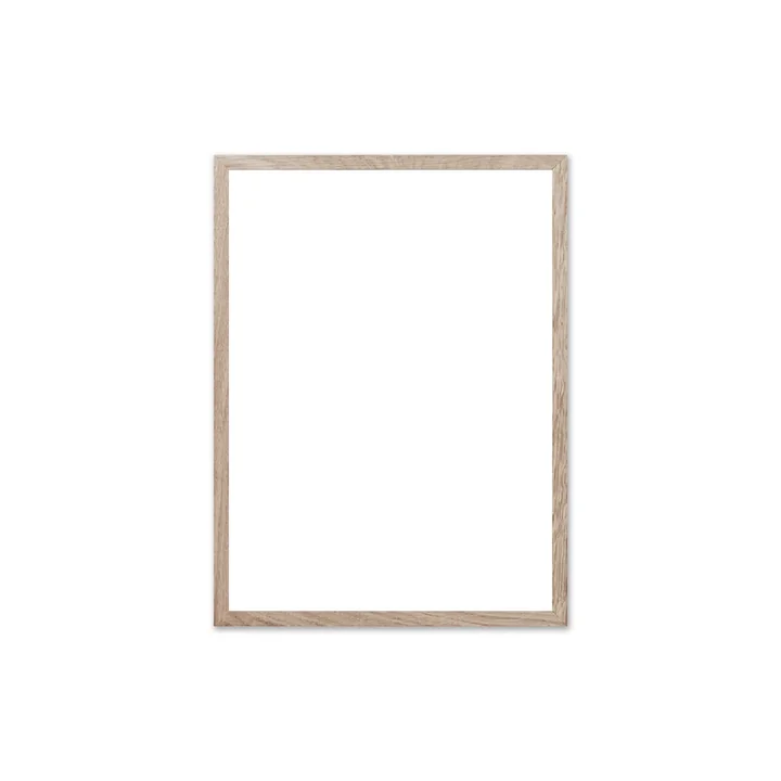 The Poster Club - Bilderrahmen Eiche natur, Echtglas, 30 x 40 cm