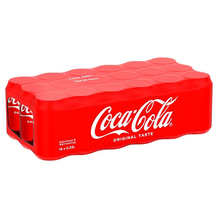 COCA-COLA 18 x 0,33 l