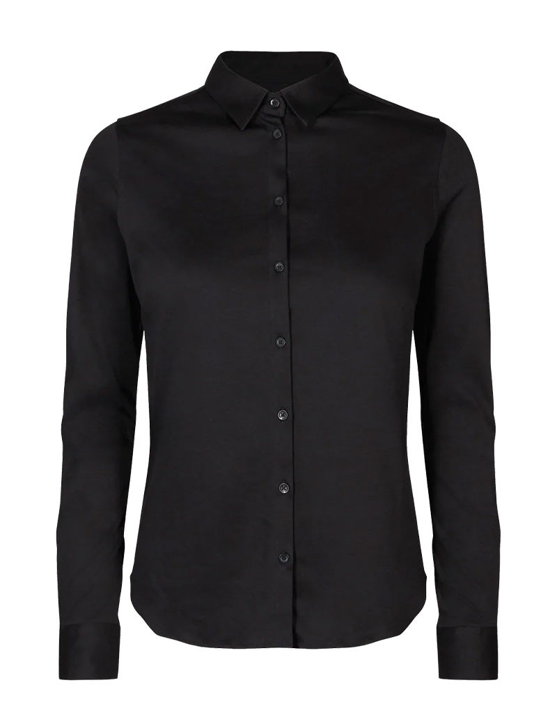 MOS MOSH CHEMISE FEMME TINA JERSEY NOIR