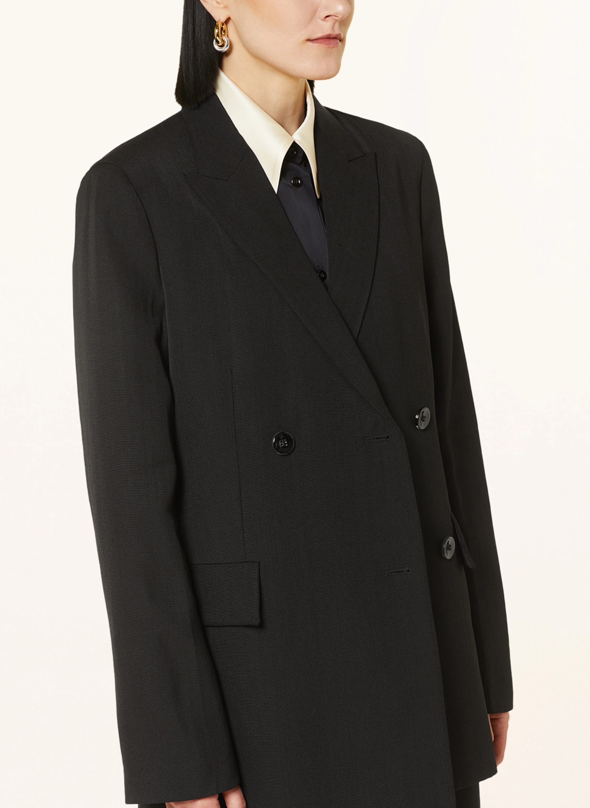 JIL SANDER Longblazer mit Seide