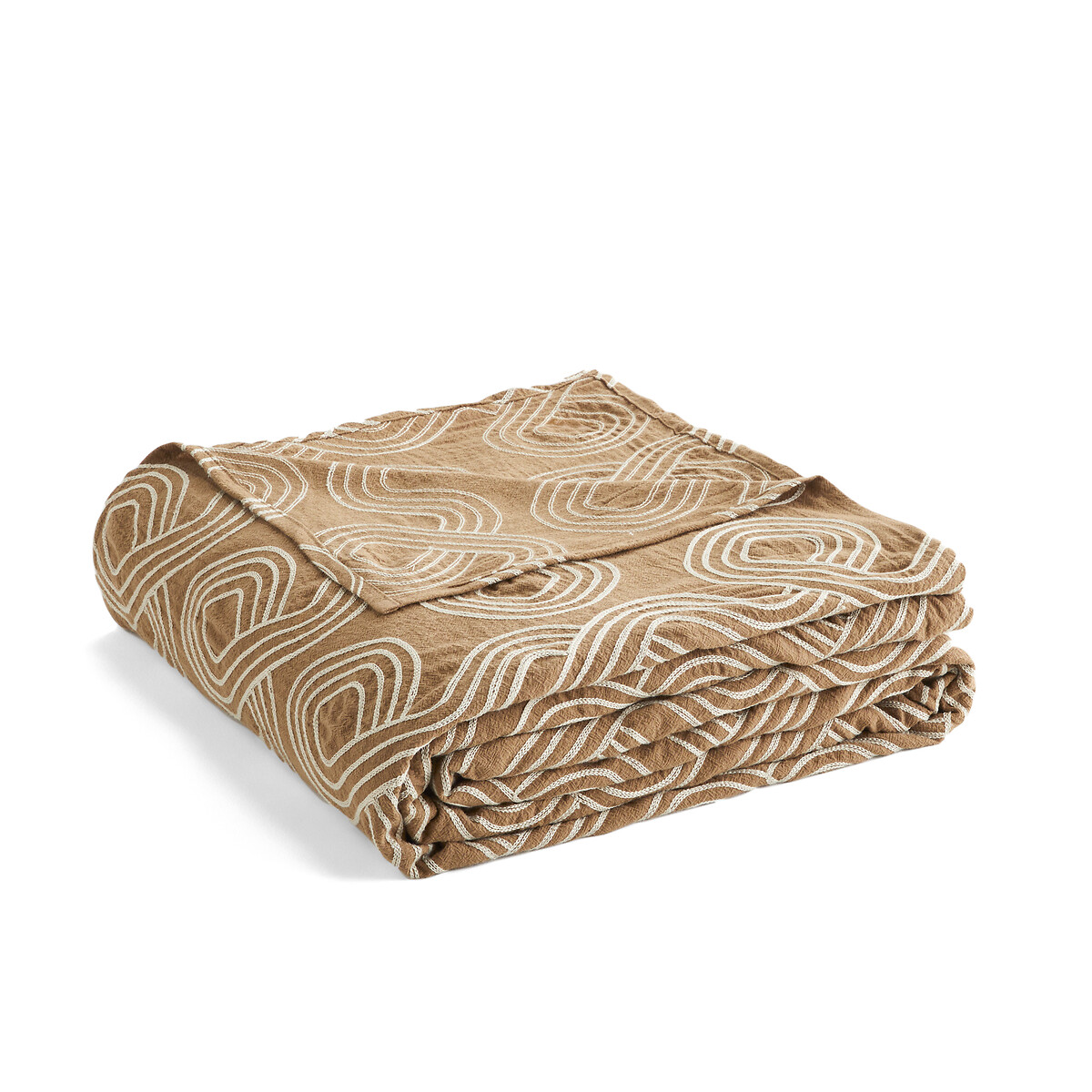 LA REDOUTE INTERIEURS<br>Colcha em algodão bordado, Belby