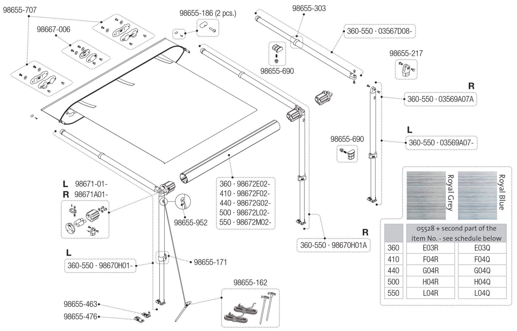 Arm Caravanstore XL 360-350