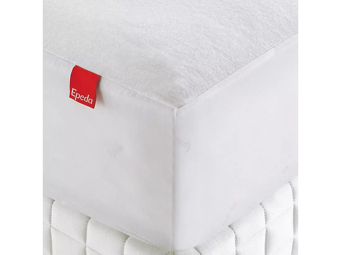 Protège matelas Epeda coton doux et absorbant anti-acariens 140x190/200