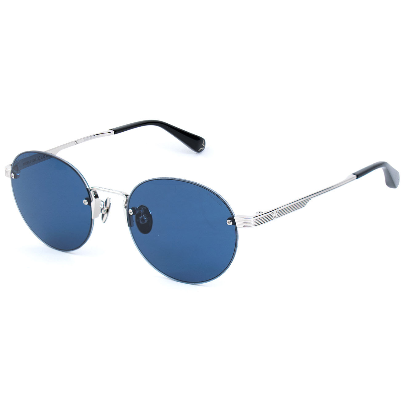 Police Lunettes de soleil Homme bleues
