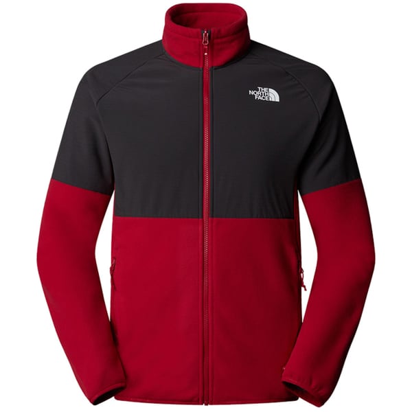 Sweat polaire randonnée THE NORTH FACE GLACIER HEAVYWEIGHT FULL ZIP GARNET RED/ASPHALT GREY