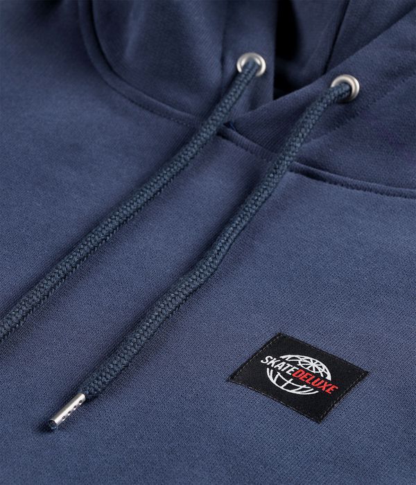skatedeluxe World Patch Organic Hoodie (navy)