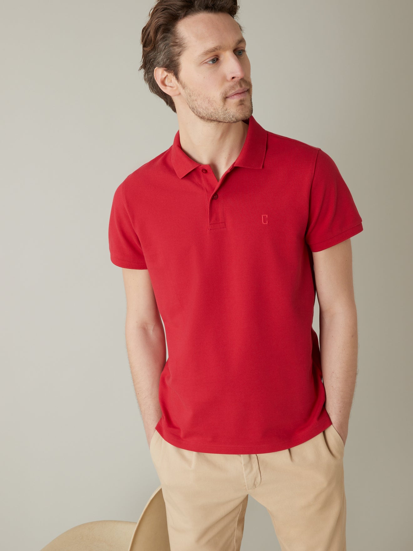 Polo maille piquée homme - coton bio