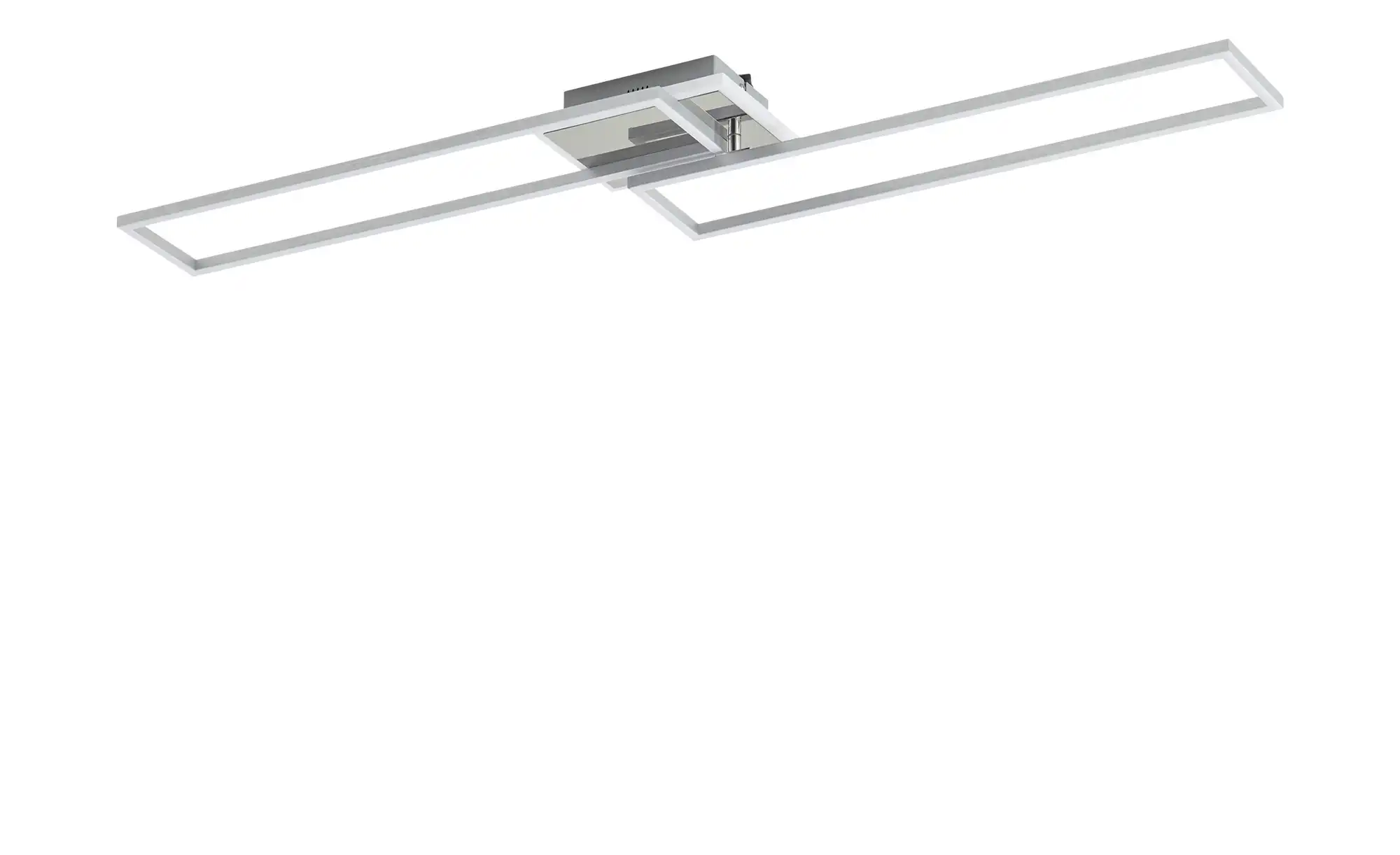KHG LED-Deckenleuchte, 3-flammig, chrom/ alu mit Fernbedienung