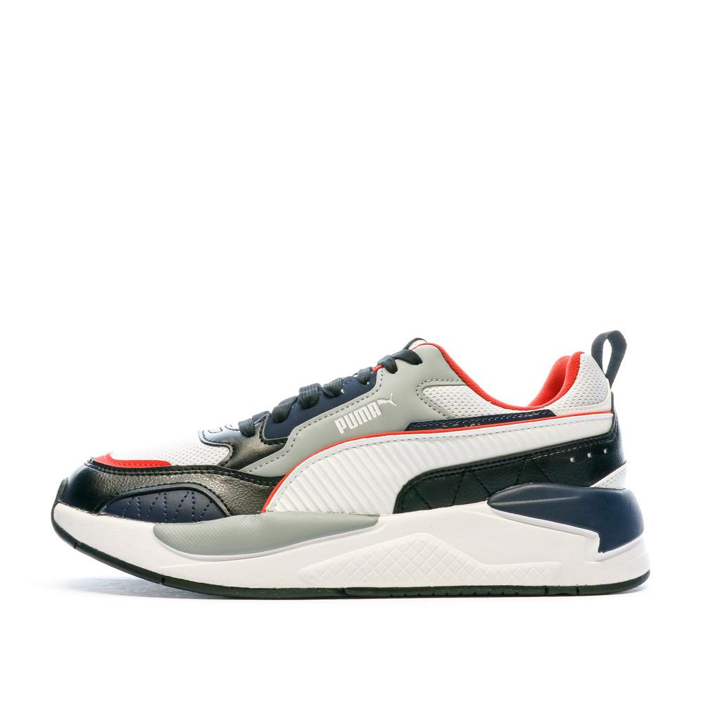 Puma Baskets Blanche/Noir/Gris Homme Puma X-ray 2 Square