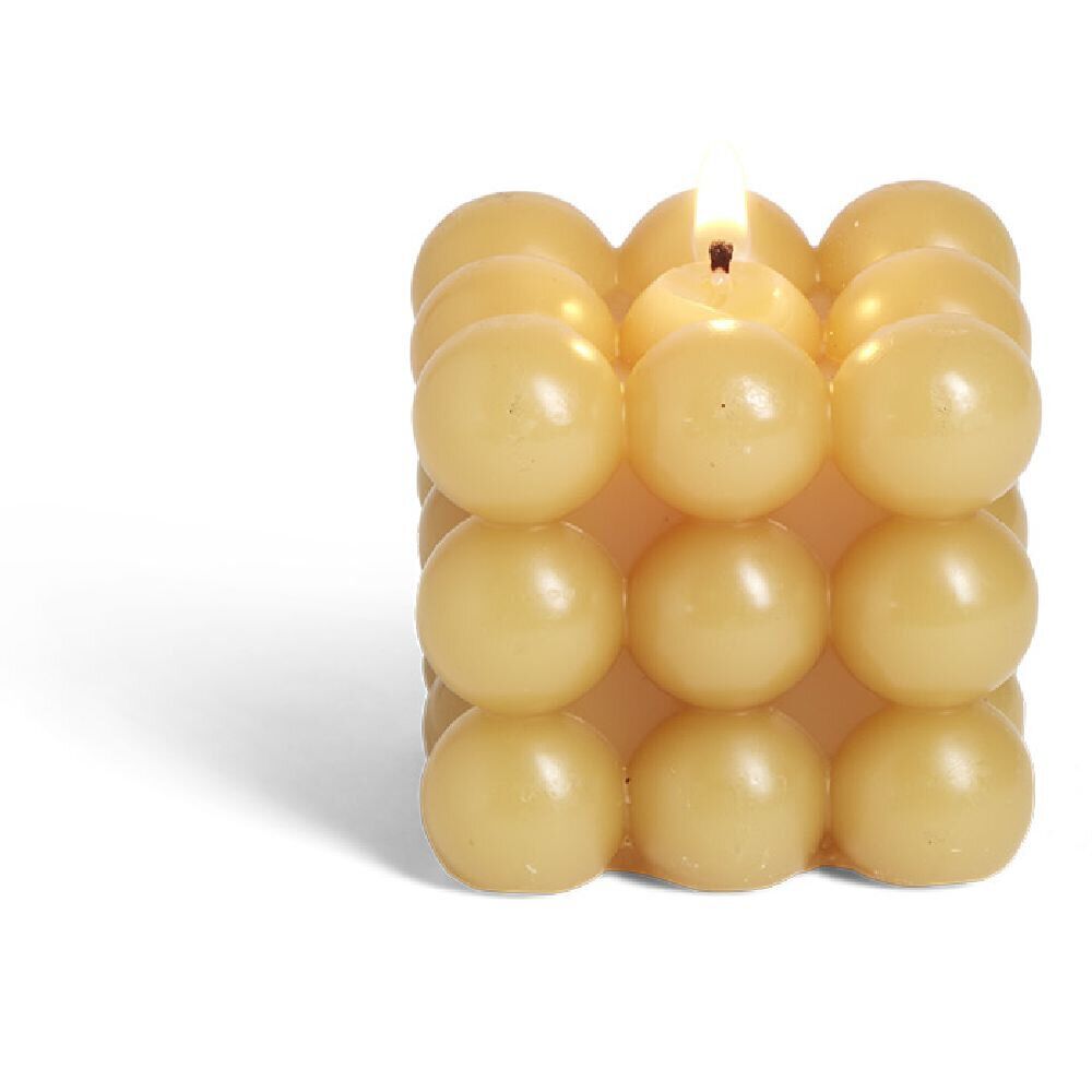 Bougie bulle jaune