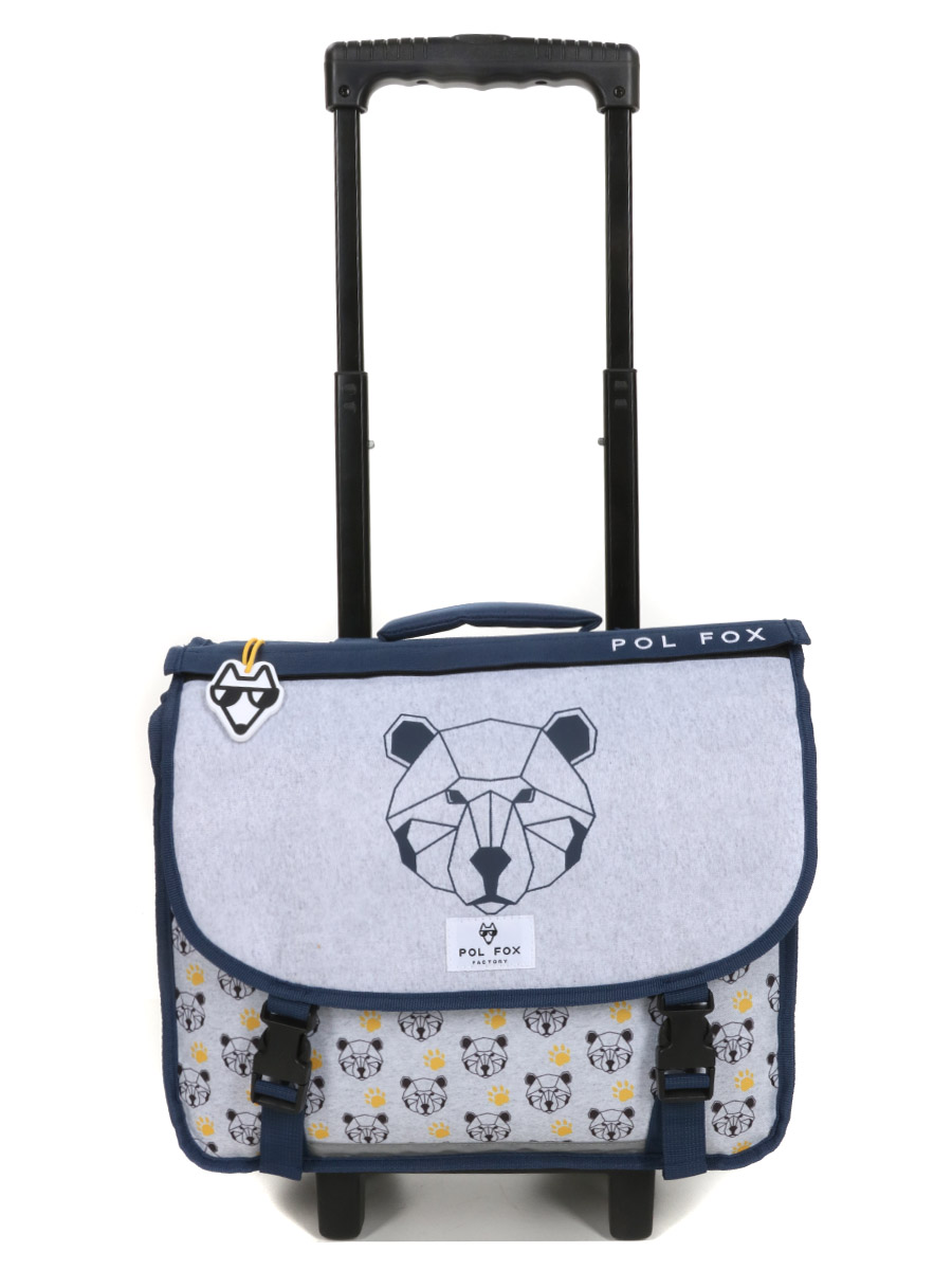 Cartable À roulettes RÀversible Pol Fox Bear 38 cm