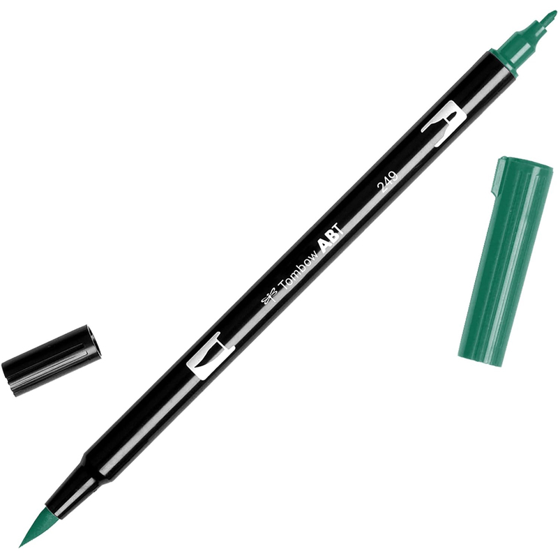 Tombow Pinselstift Dual Brush Pen ABT, 249 - hunter green