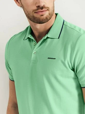 State of Art Poloshirt Piqué Lichtgroen 46115400-3400 kopen