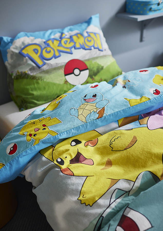 Pokemon bomullsengesett 140x200