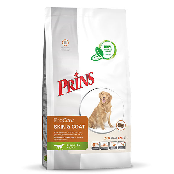 Prins ProCare Grainfree Skin & Coat - Hondenvoer - 3 Kilogram - gevogelte