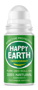 Happy Earth 100% Natural Deo Roll-On Cucumber Matcha 75ML
