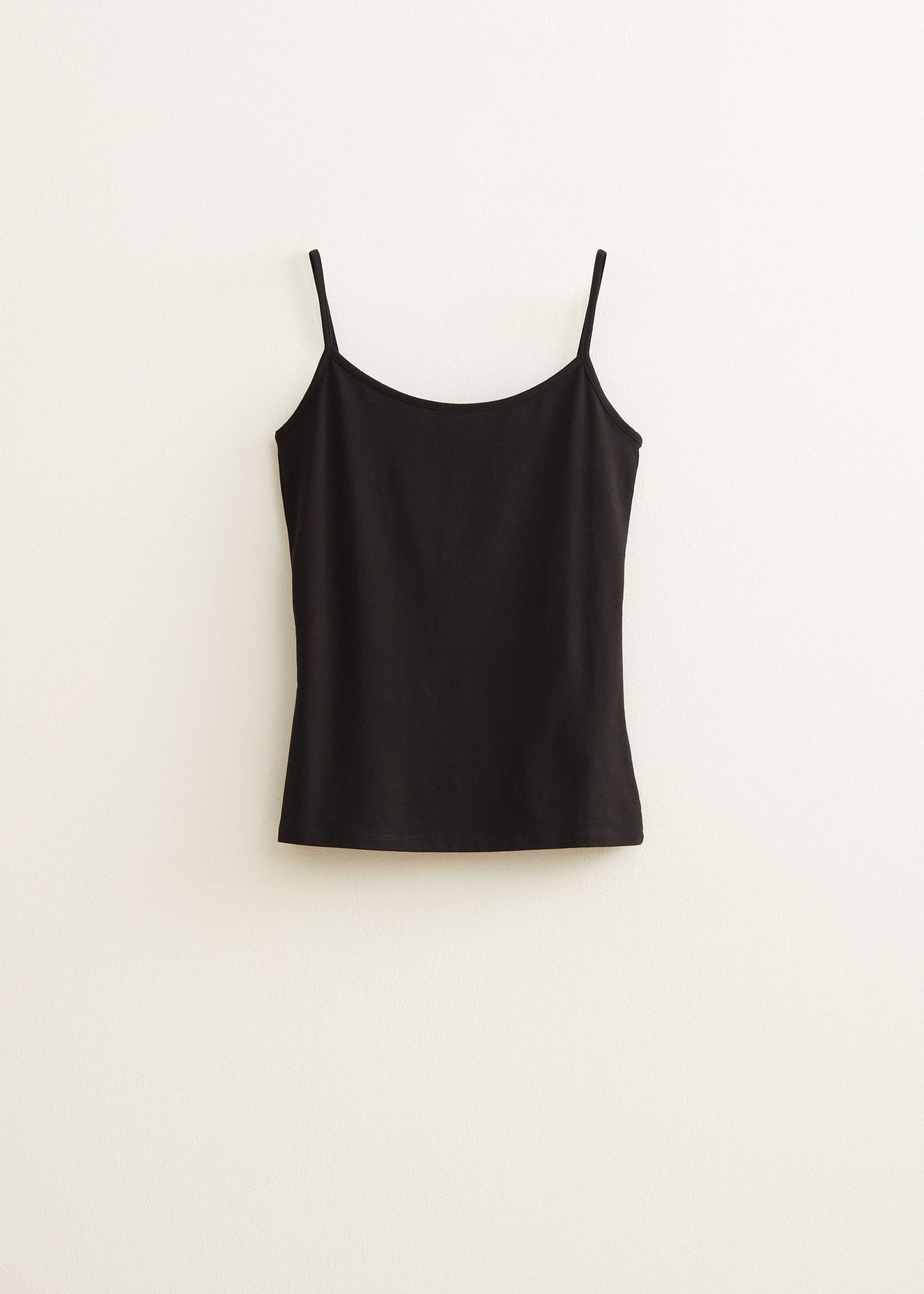 Singlet met spaghettibandjes