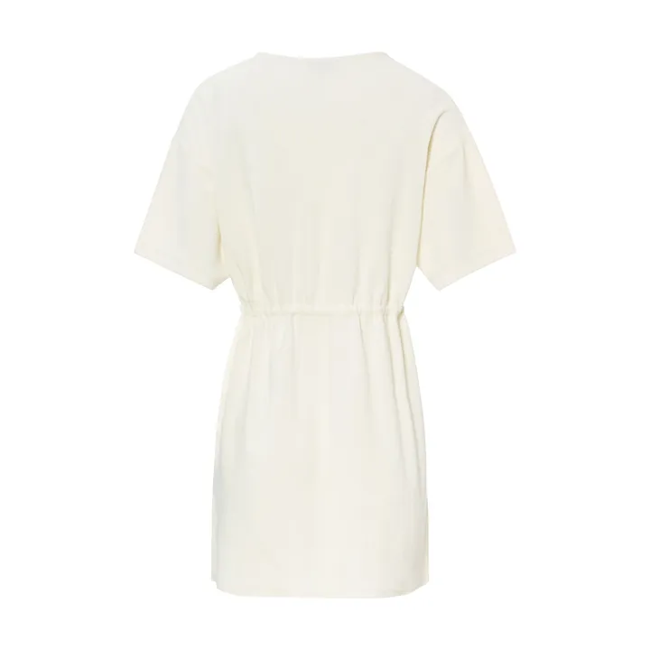 Alma Deia Robe nouée en Éponge Bio | Blanc cassé