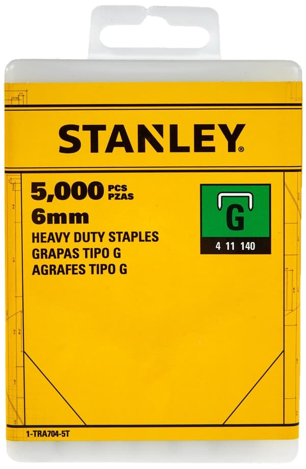 Stifter Stanley; 6 mm; 5000 stk; type G