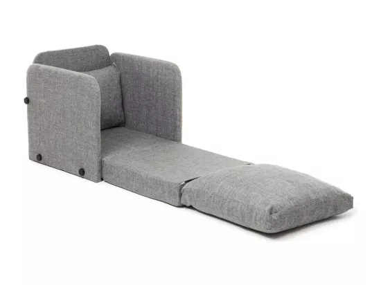 Fauteuil convertible en tissu Saga