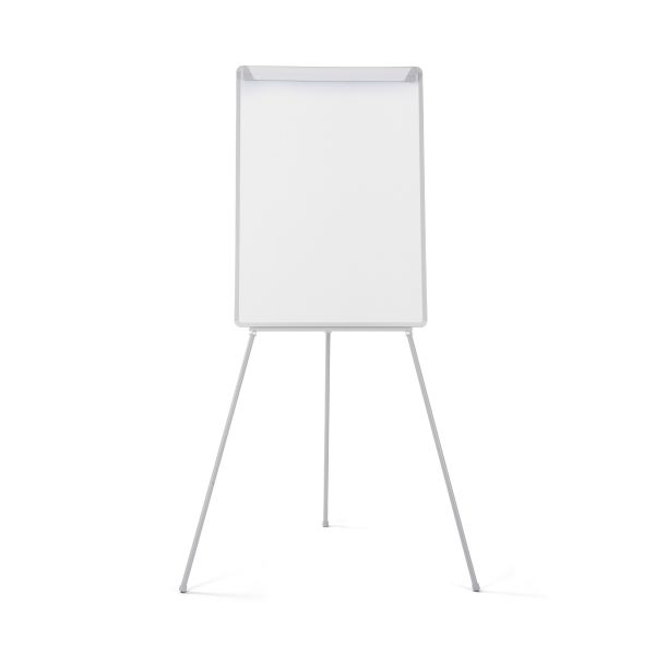 Bi-office Flipchart Cavalete Tripé Basic, Não Magnético, Cinzento, Euro (70 X 100 cm)