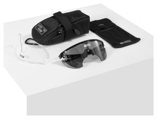 Scicon Sports Aerowing Lamon Lunettes De Soleil De Performance Sportive (Scnpp Multimiror Silver/Compagnon De Carbone)