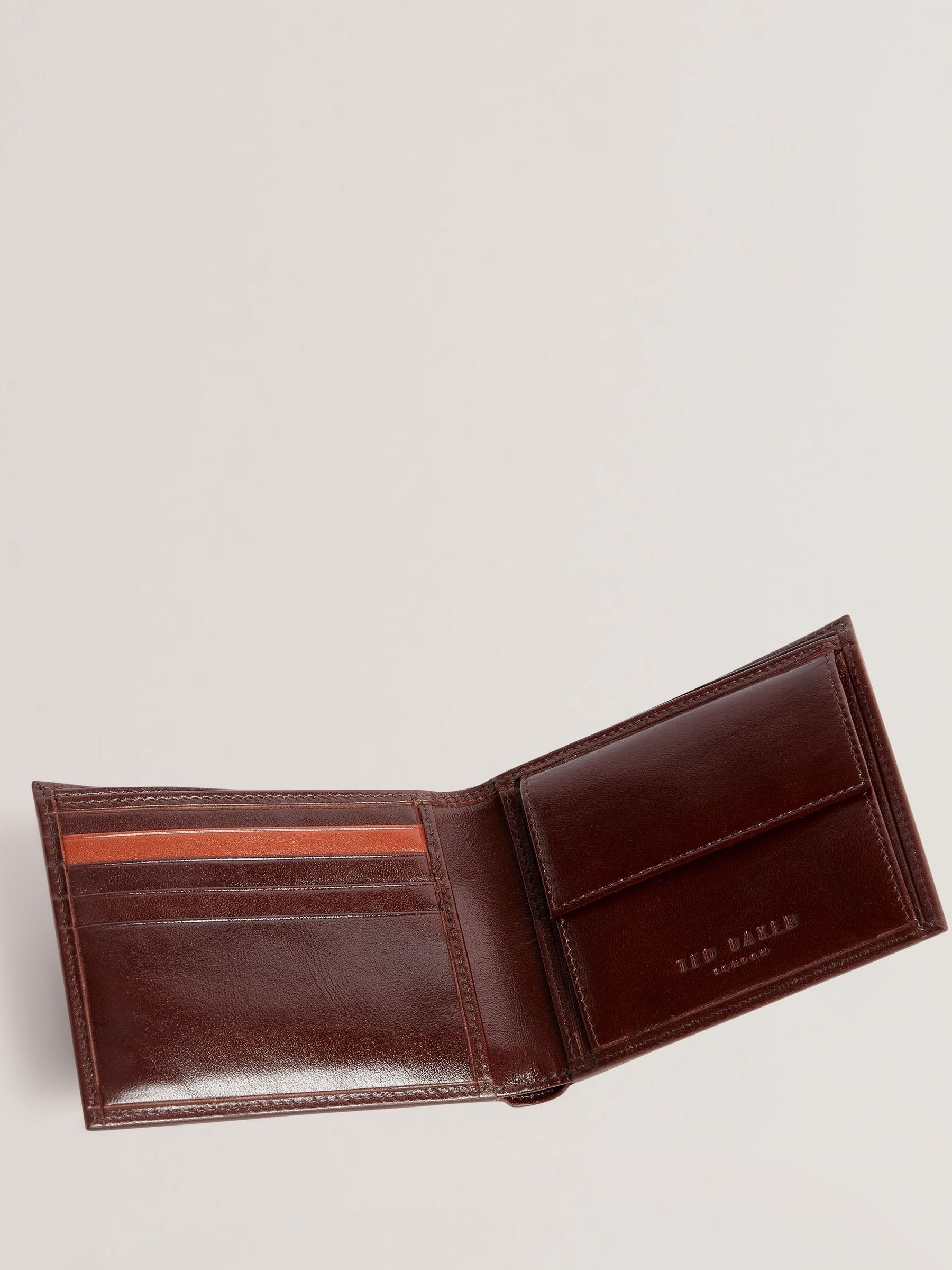 Ted Baker Prugs Embossed Corner Leathe Wallet