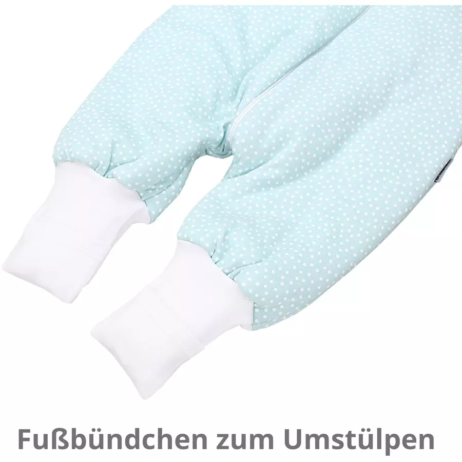 TupTam Winter Babyschlafsack mit Beinen 2,5 Tog grün
