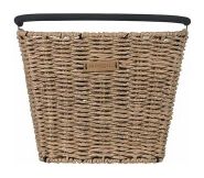 BASIL Panier À Vélo Bremen Rattan Look Kf 27 X 35 X 29 Cm - Seagrass