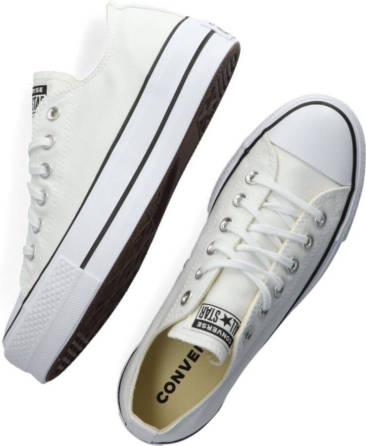 Converse Chuck Taylor All Star Platform Low Dames Schoenen White Textil Foot Locker