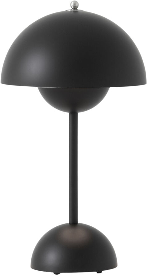 &Tradition Flowerpot Portable Lamp VP9, Magnetic Charger Black