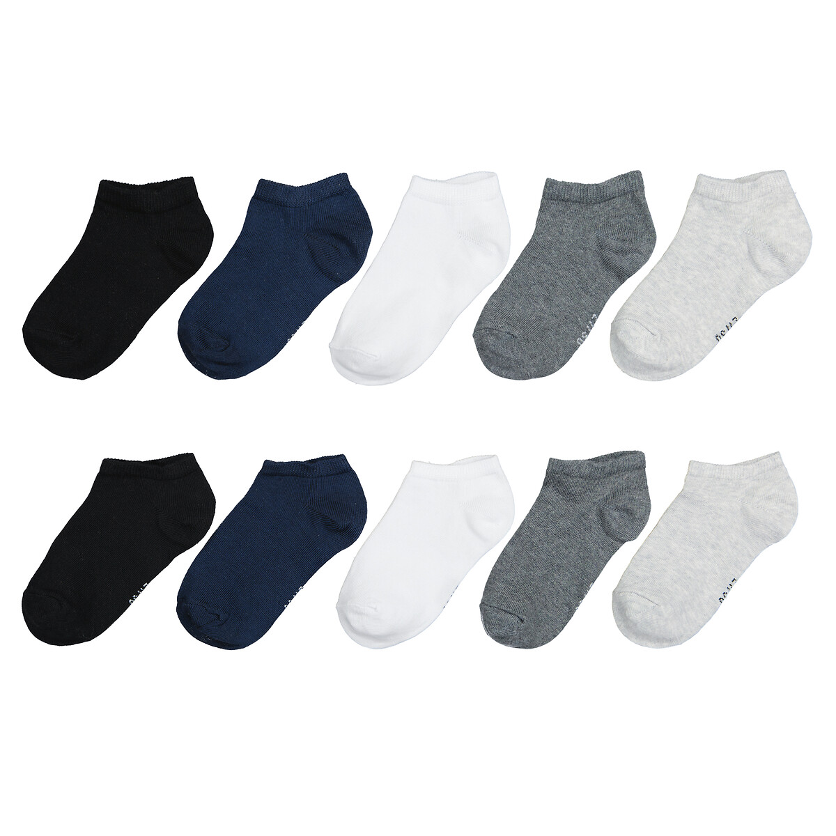 COLEÇÃO LA REDOUTE<br>Conjunto de 10 pares de meias