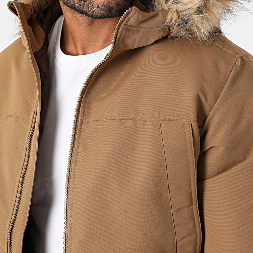Parka Capuche Fourrure Ewing Camel