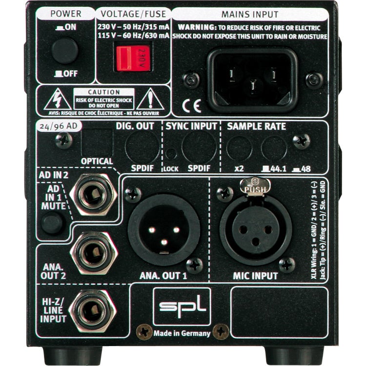 SPL Gain Station 1 Premium mono voorversterker inclusief Lundahl ingang