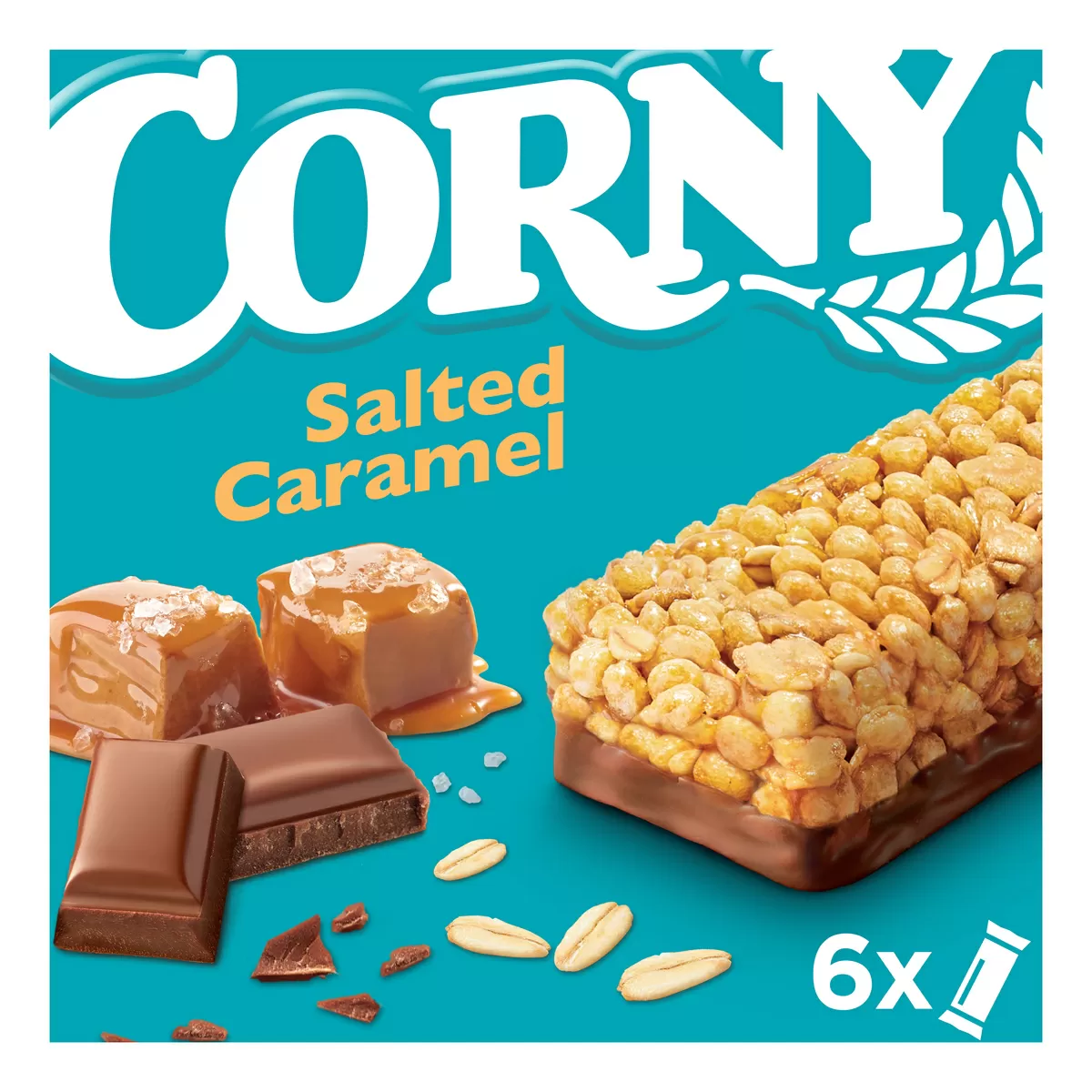 Corny Saltet Caramel - 6 x 23 g