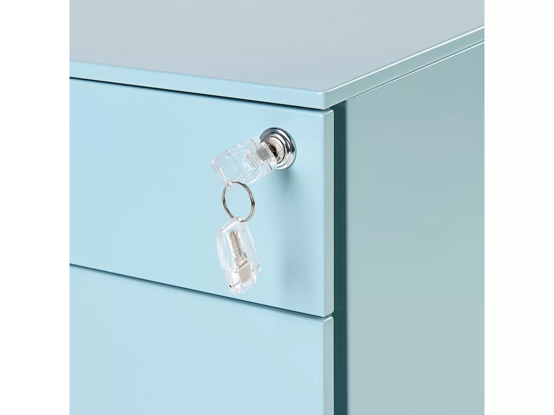 Meuble de rangement CAMI Métal Bleu clair