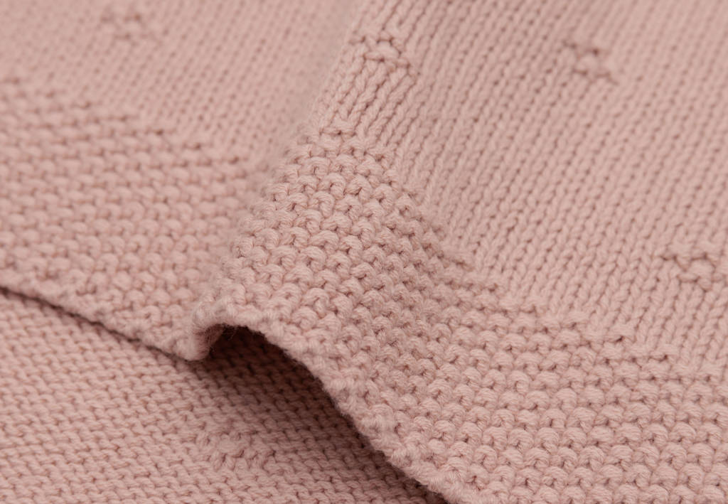 ledikantdeken Cosy Knit - Wild Rose