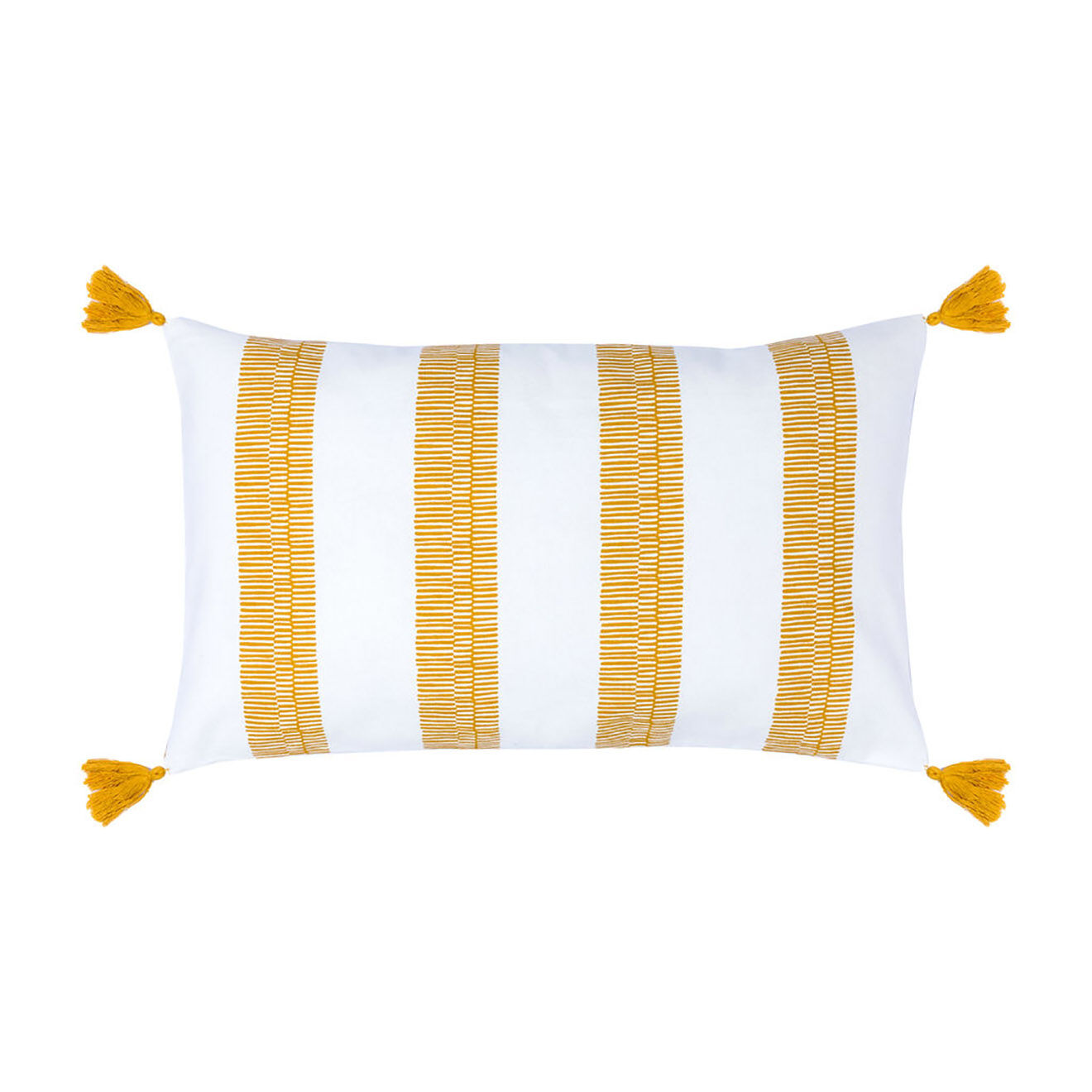 Febronie Housse de coussin Evora moutarde - 50x30 cm
