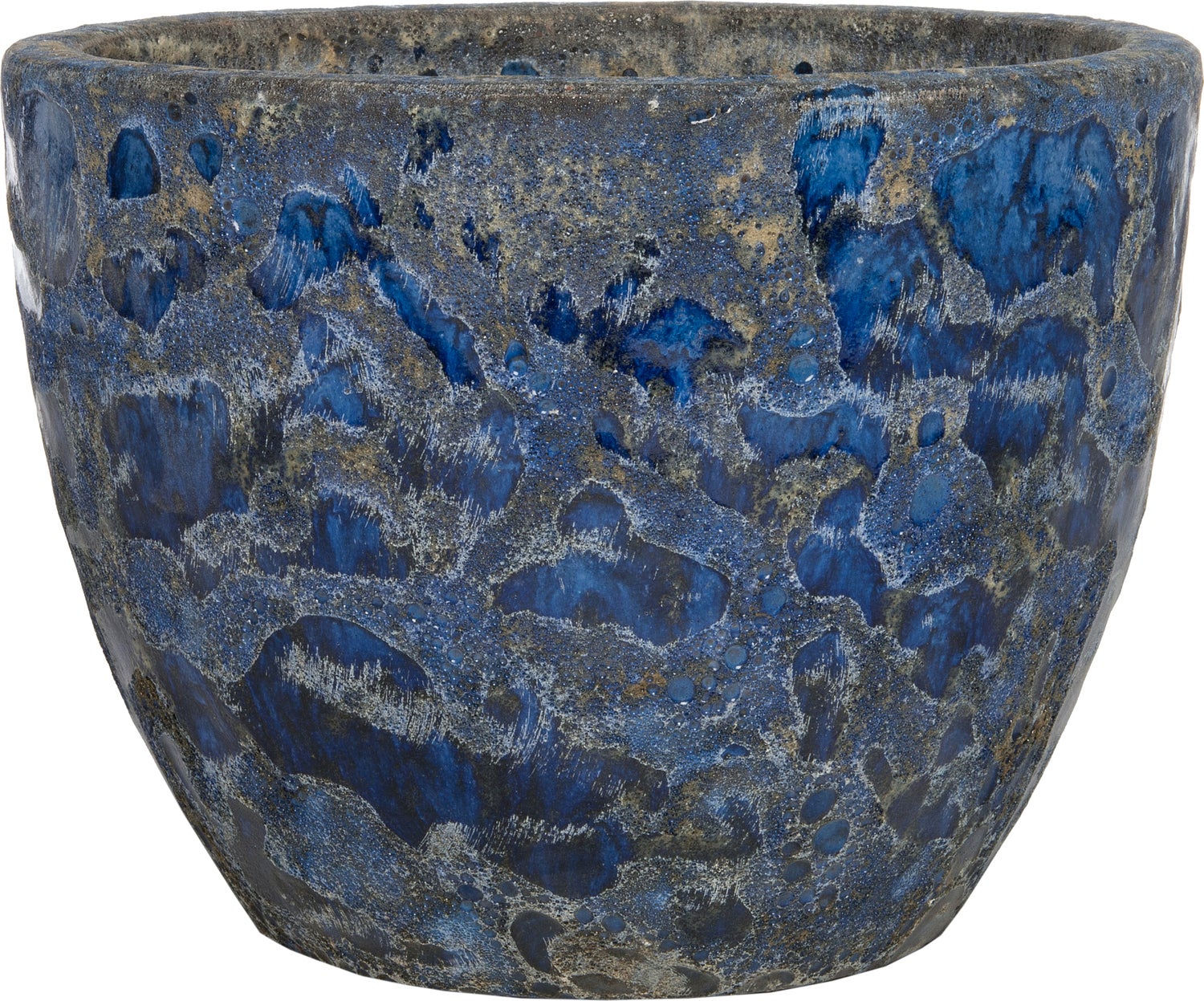 Intratuin bloempot Bubbel blauw D 29 H 23 cm