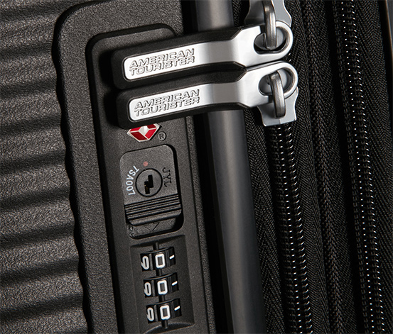 American Tourister Hartschalen-Koffer »Soundbox« Spinner 55/20 TSA EXP, bass black