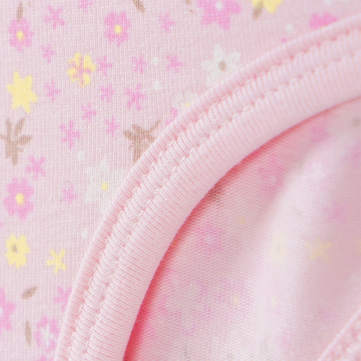 Topomini 3 Baby Slips aus Bio-Baumwolle rosa / hellgelb