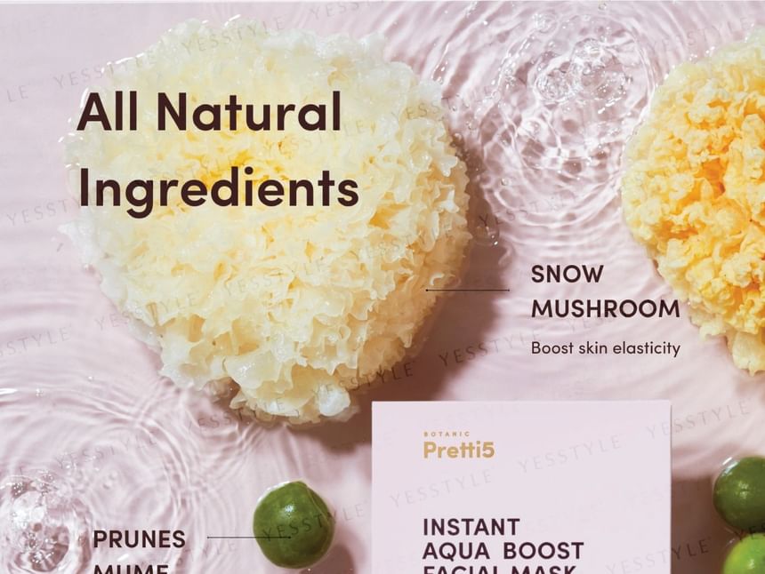 Botanic Pretti5 - Instant Aqua Boost Gezichtsmasker