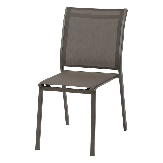 Chaise de jardin empilable ESSENTIA Wengé & Praliné