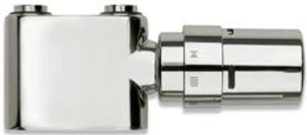 Vasco Design - Ventielthermostaat - Verchroomd - Middenaansluiting