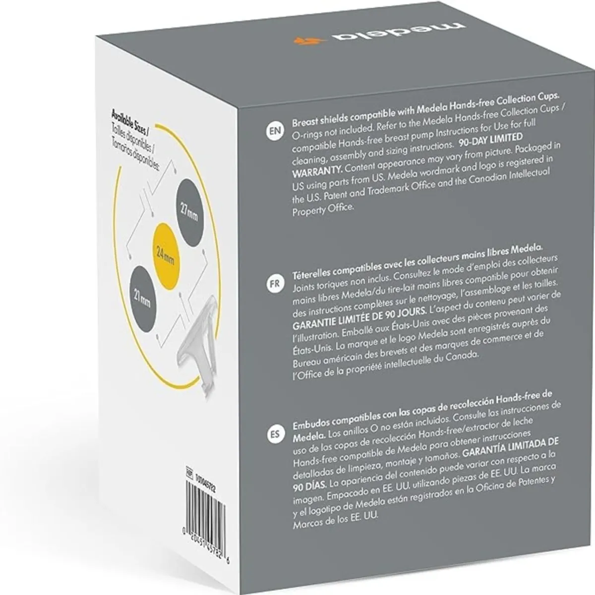 Medela Téterelle (2) 27mm pour Collecteurs Mains Libres