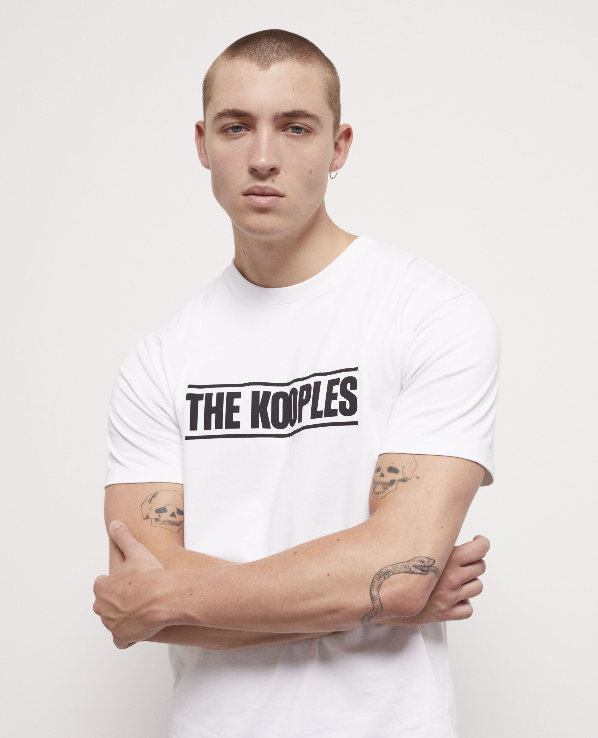 T-shirt logo The Kooples blanc