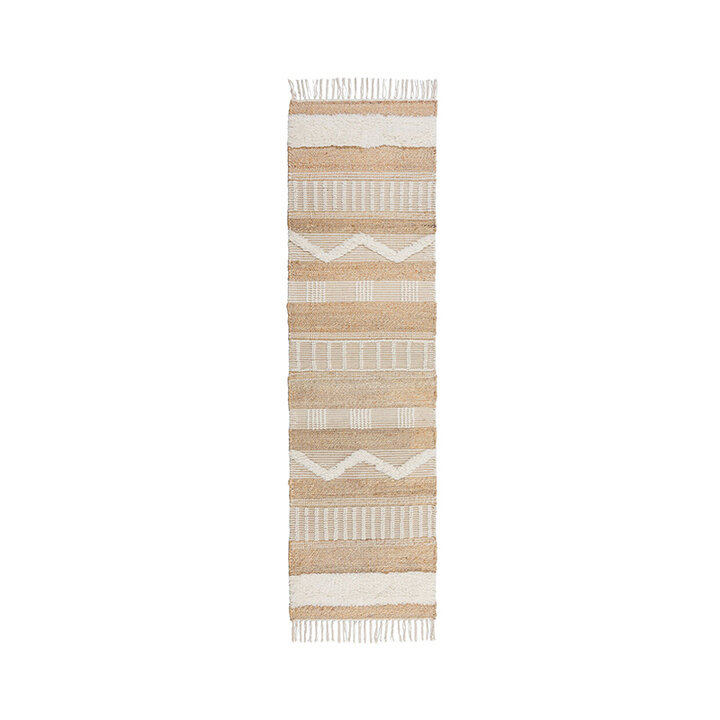 Jute loper - Jubio Medina Naturel/Creme