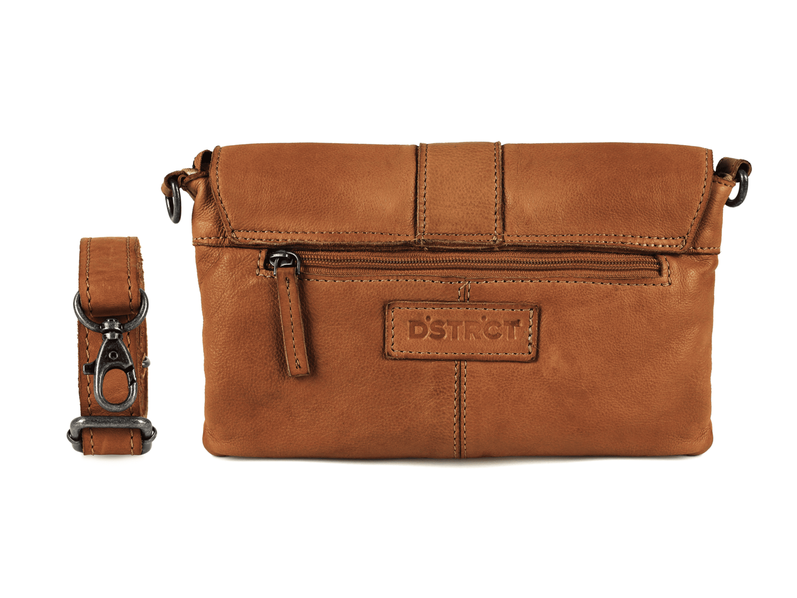 DSTRCT Harrington Road Schoudertas Clutch Cognac